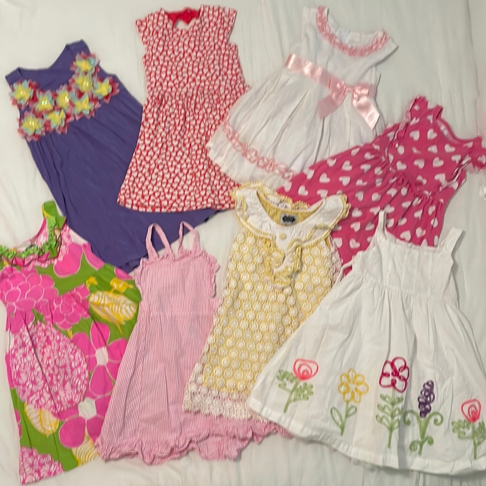 4T dress bundle: 8 dresses